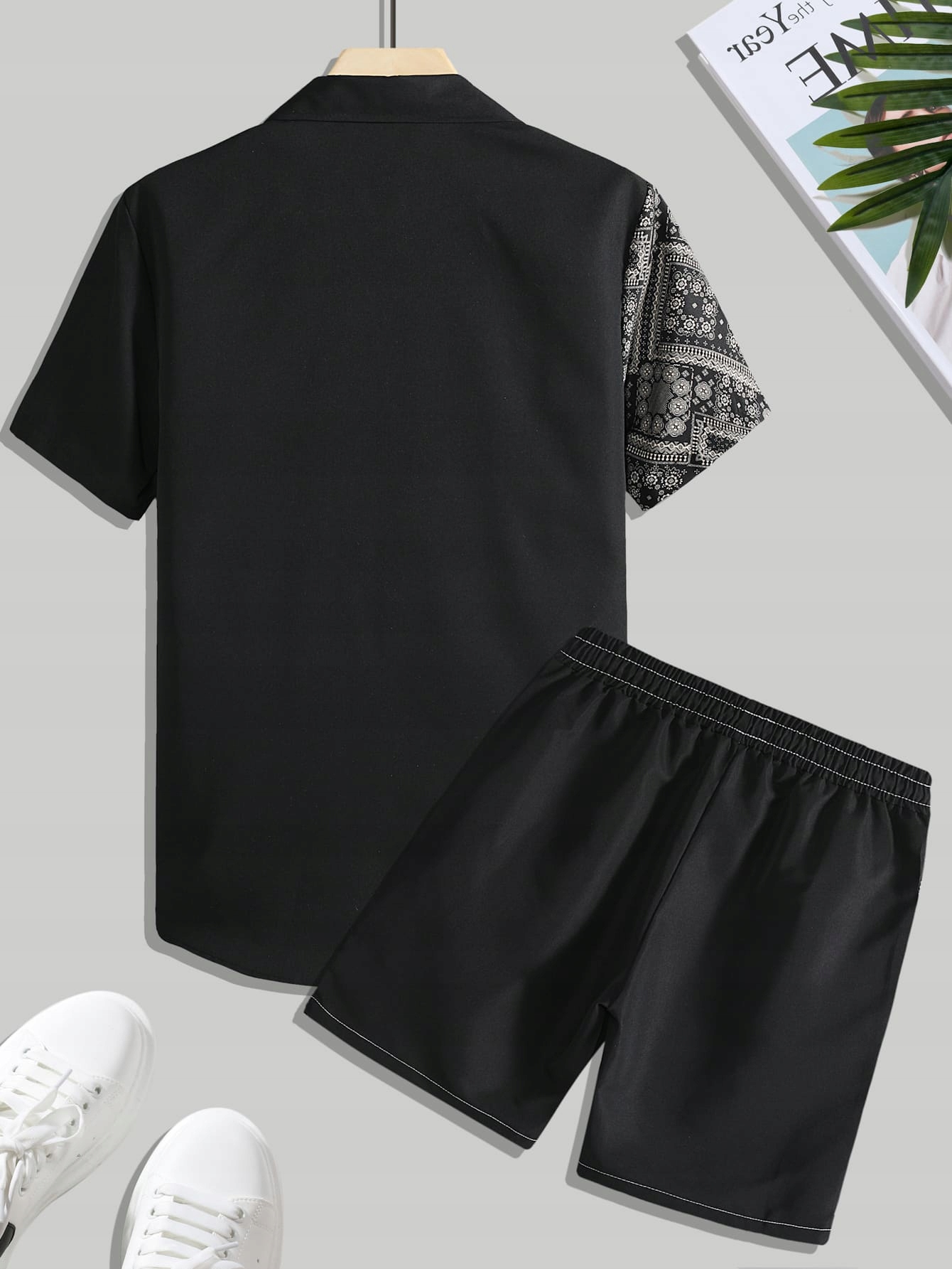 SHEIN KOMPLET MĘSKI KOSZULA I SPODENKI L 1M7A Marka Shein