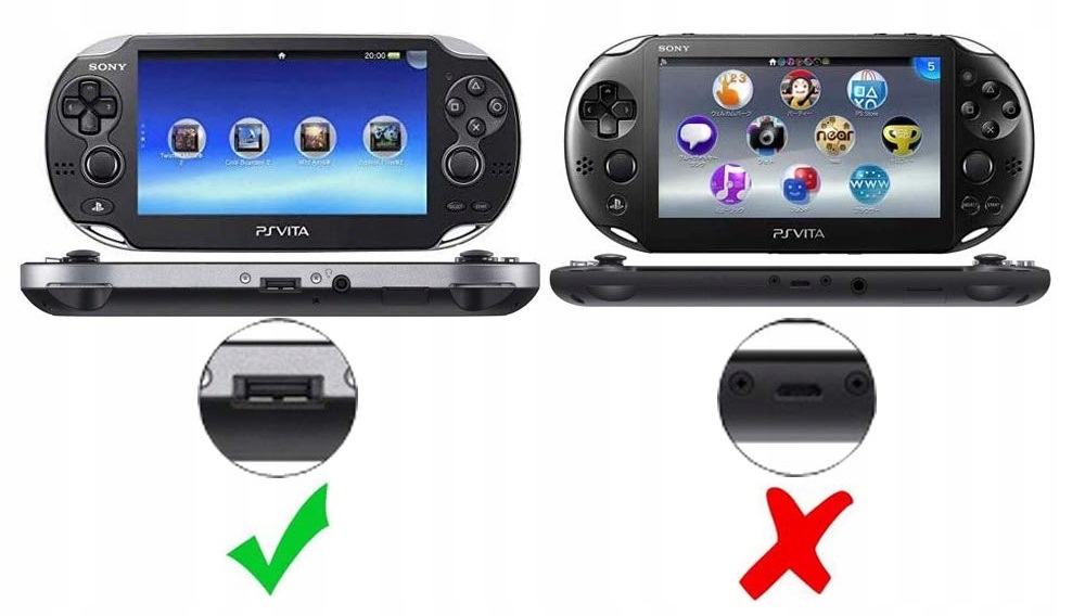 KABEL USB 2W1 ŁADOWARKA ZASILANIE I TRANSMISJA DANYCH DO PS VITA 120CM Marka KBR Games