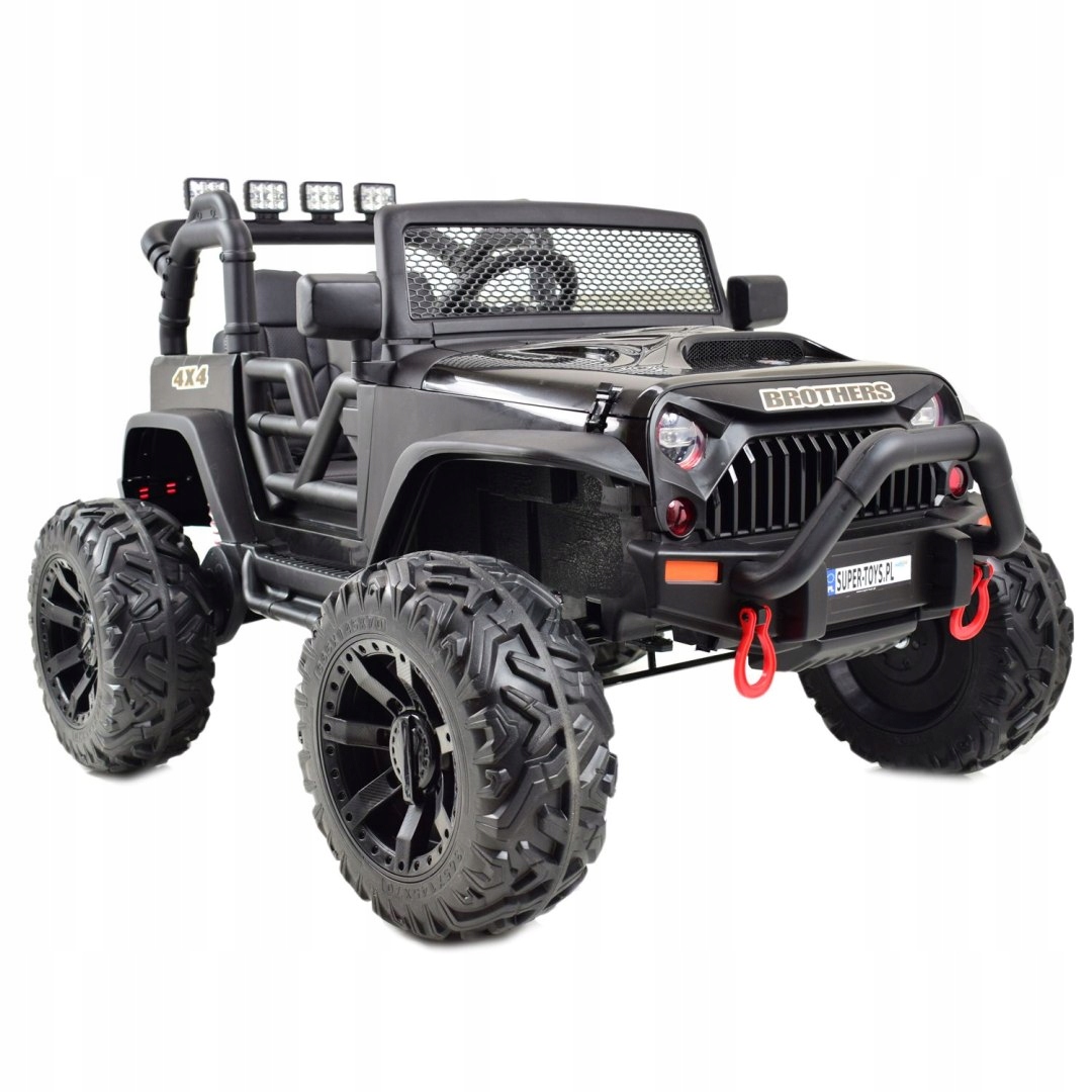 Jeep Na Akumulator Brothers , Wspomaganie Kierownicy, Miękkie Koła, Miękkie