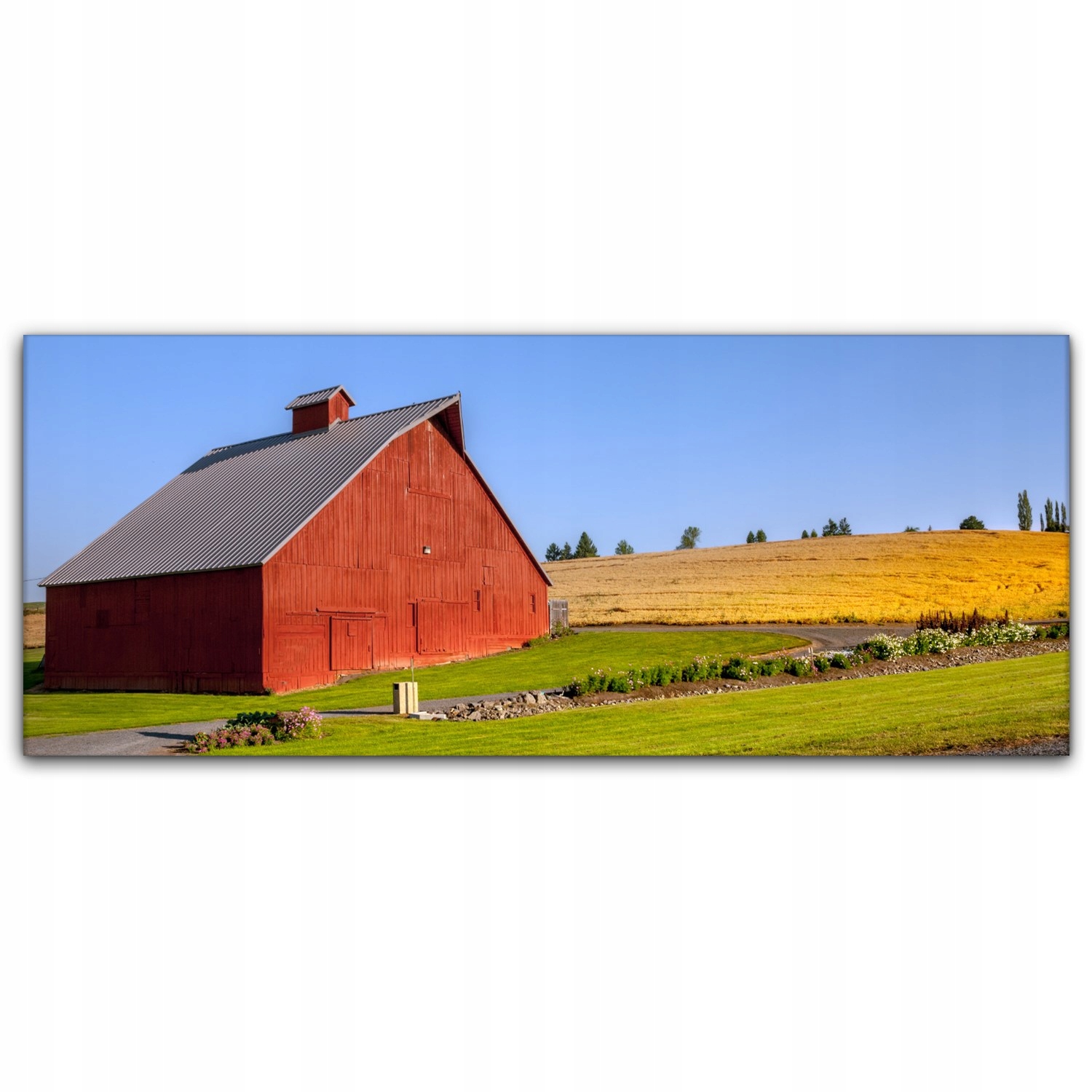 

Obraz canvas na ścianę 125x50 Stodoła Wieś Farma