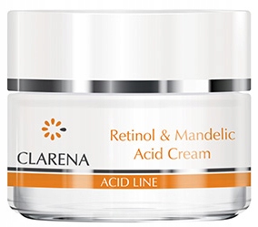 Clarena Retinol&mandelic Acid Krem Z Retinolem