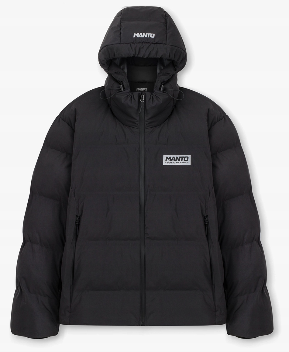 Manto zimní bunda péřová bunda Defend černá vel