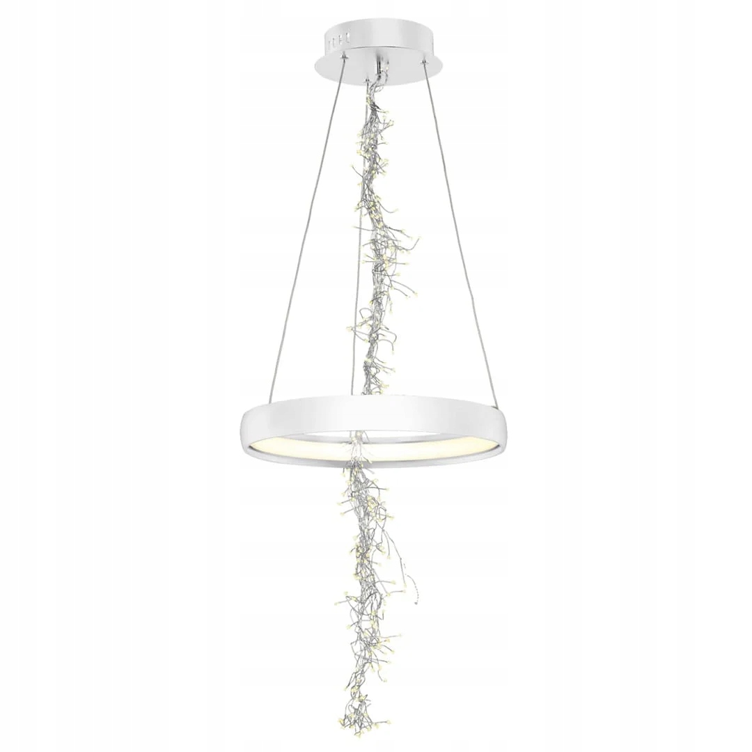 Led stropná lampa Milagro Spark 35W bielo-strieborná, 3000K, 2150lm