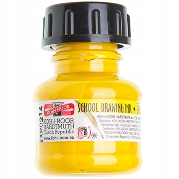 TUSZ KREŚLARSKI KOH-I-NOOR ŻÓŁTY 1szt.