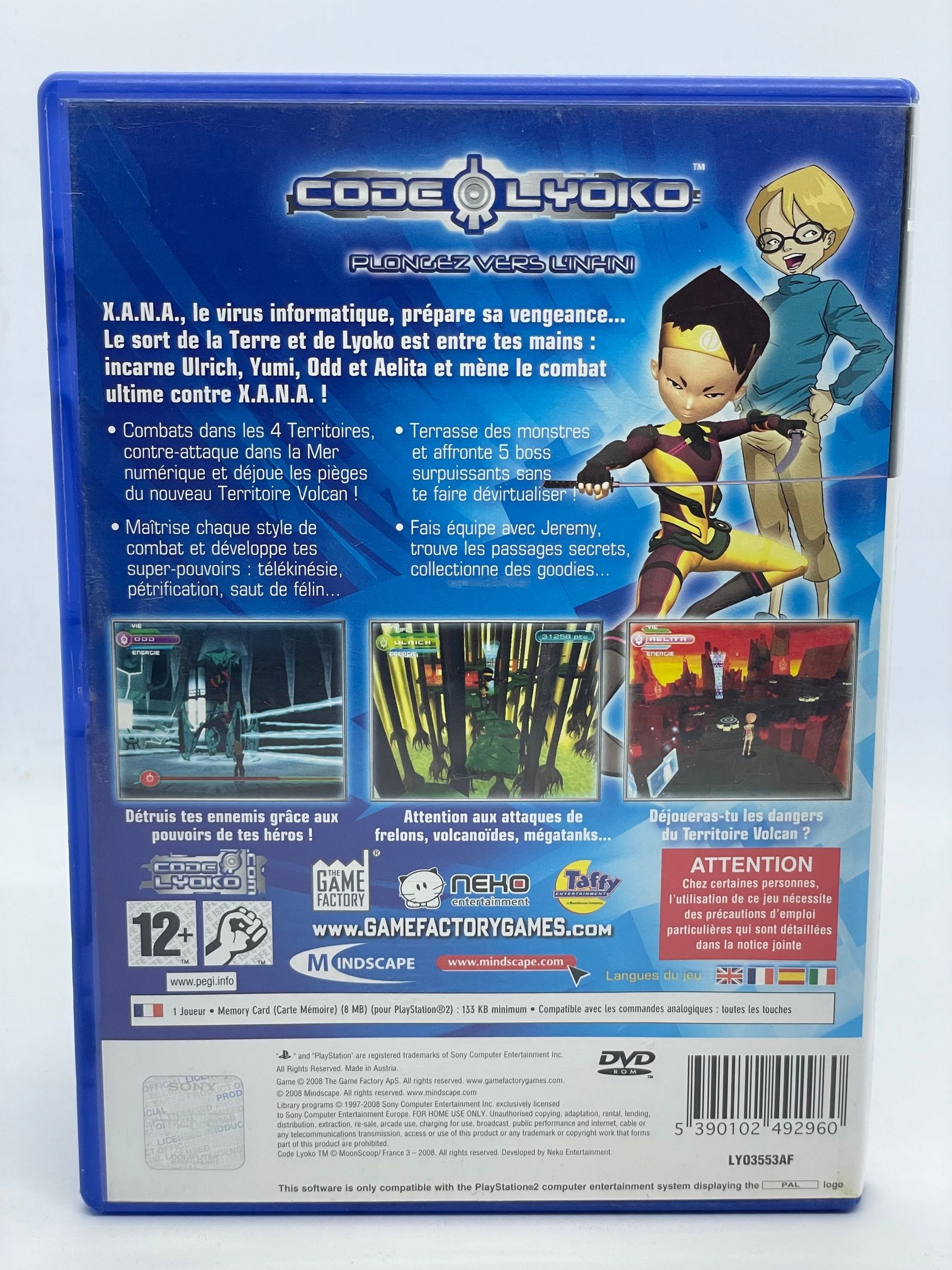 Code Lyoko PS2 Tematyka gry akcji