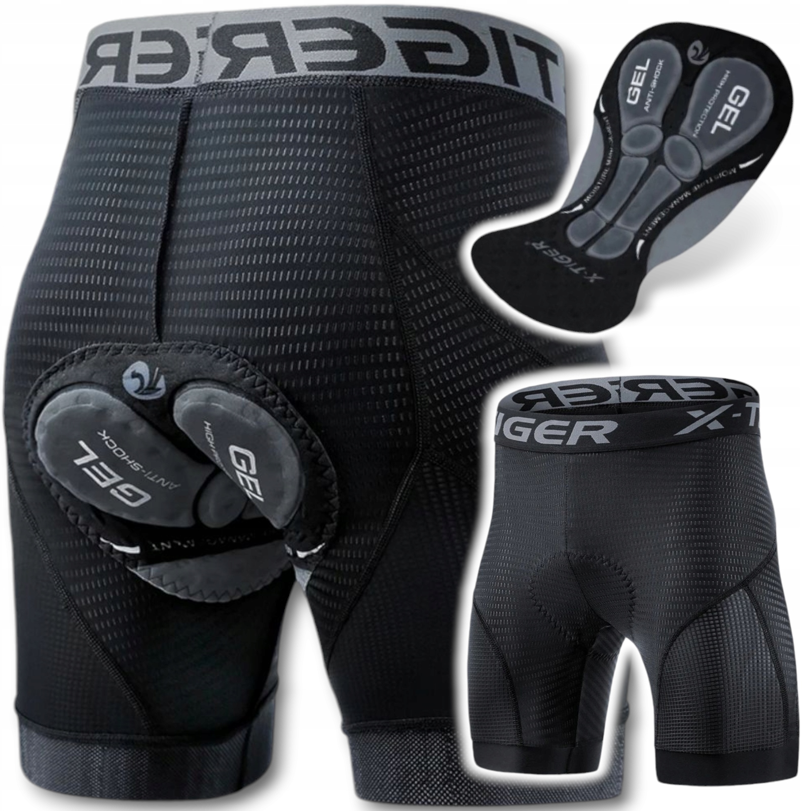 Kraťasy S Krátkou Gelovou Vložkou 5D Uv