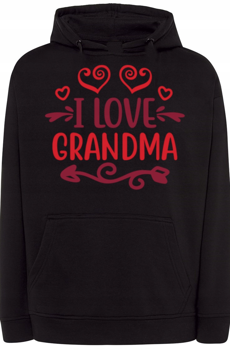 Den babiček Mikina S Kapucí Miluji babičky vel. M