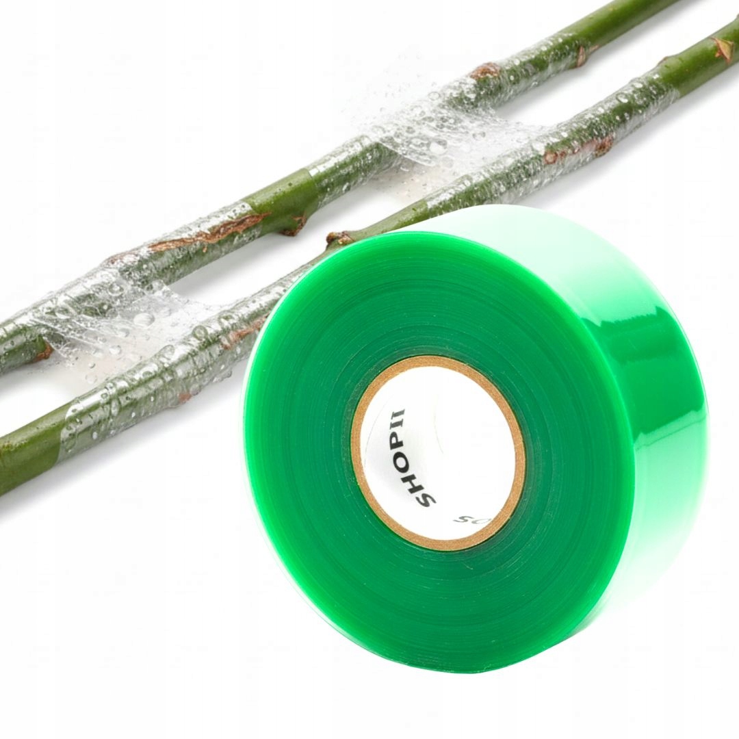 TAŚMA DO SZCZEPIEŃ SZCZEPIENIA ROŚLIN WINOROŚLI DRZEW PRZEZROCZYSTA SZEROKA Marka bez marki