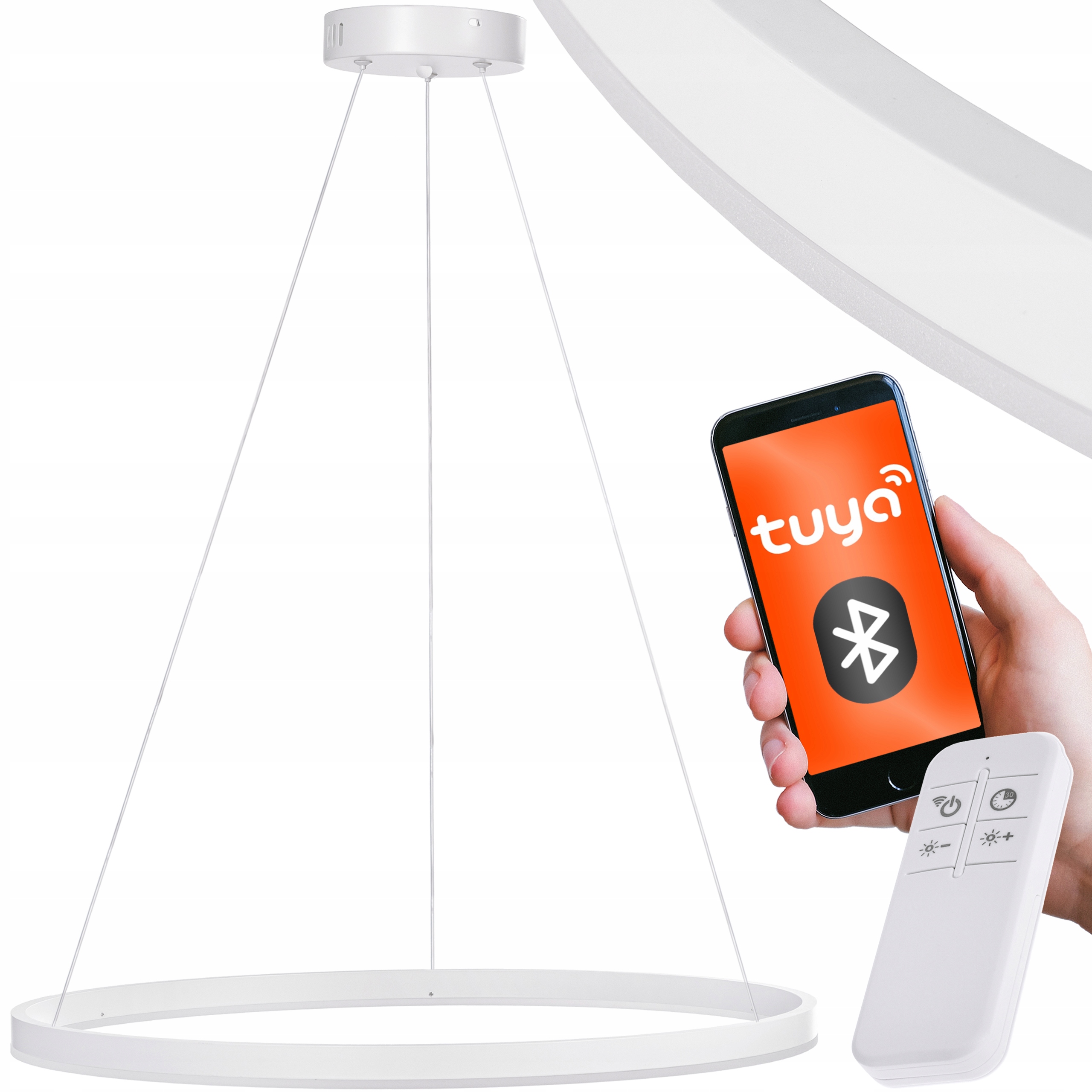 Lampa Sufitowa Led ściemnia Aplikacja Na Telefon Tuya Smart Bluetooth pilot