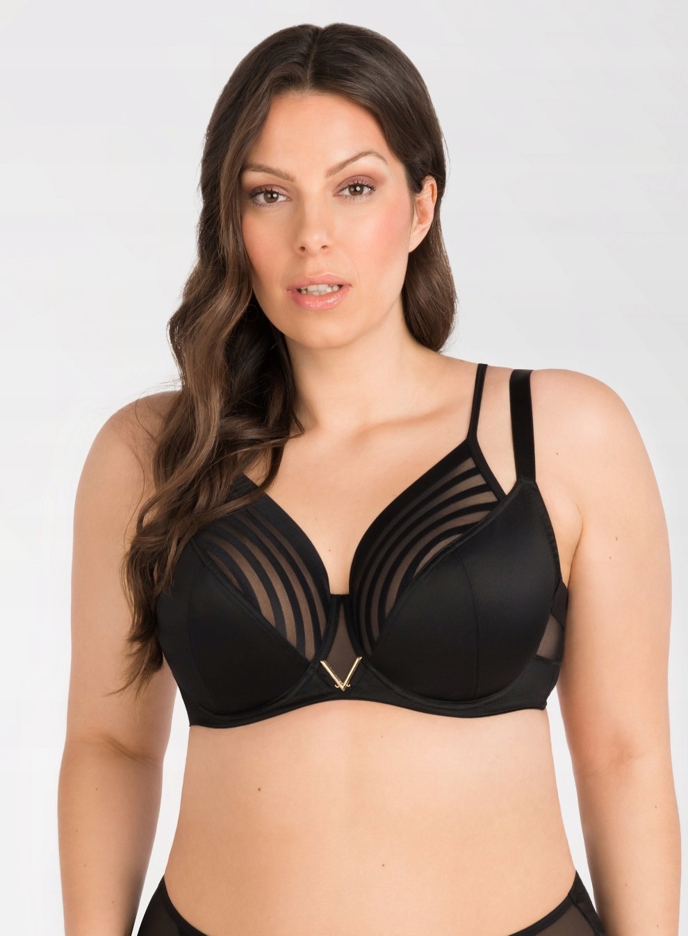 Biustonosz soft Gorsenia K810 Yoko czarny 80F