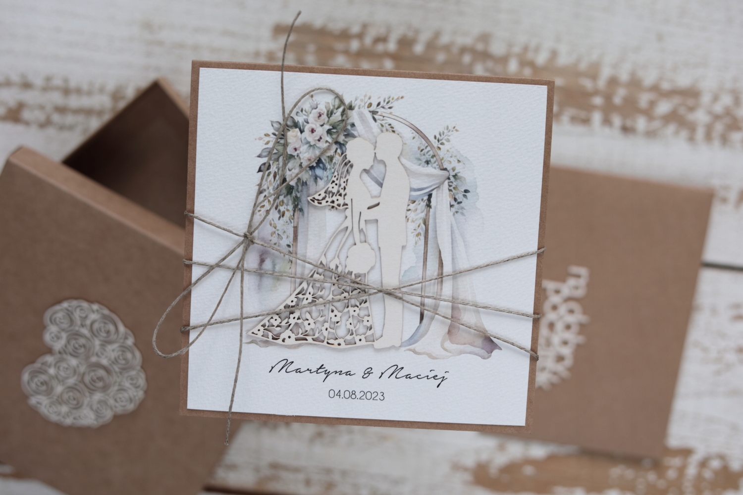 Svatební přání handmade boho s personalizací