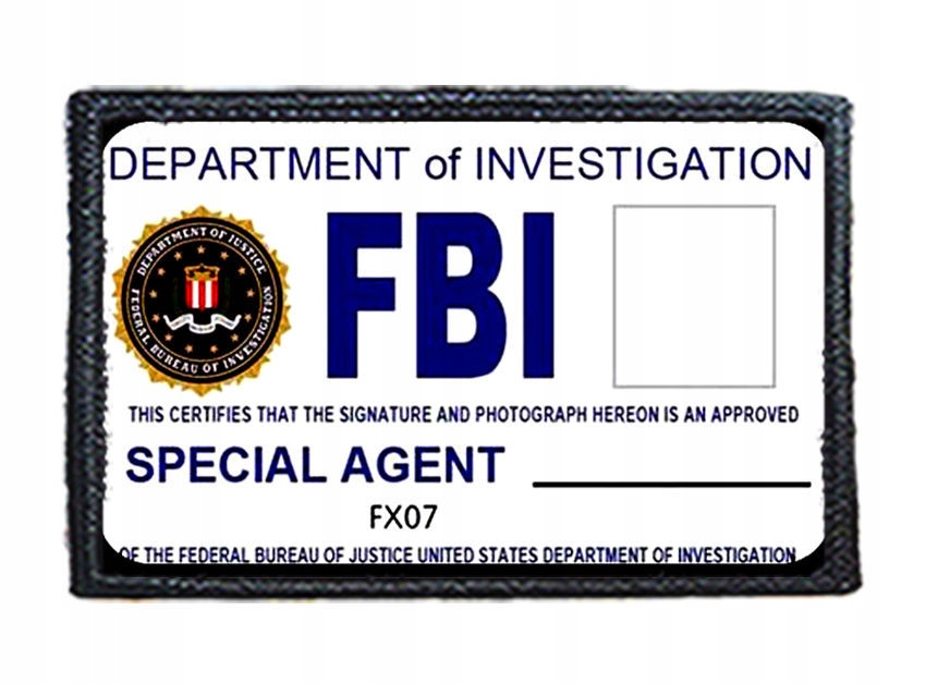 

Naszywka Fbi 2