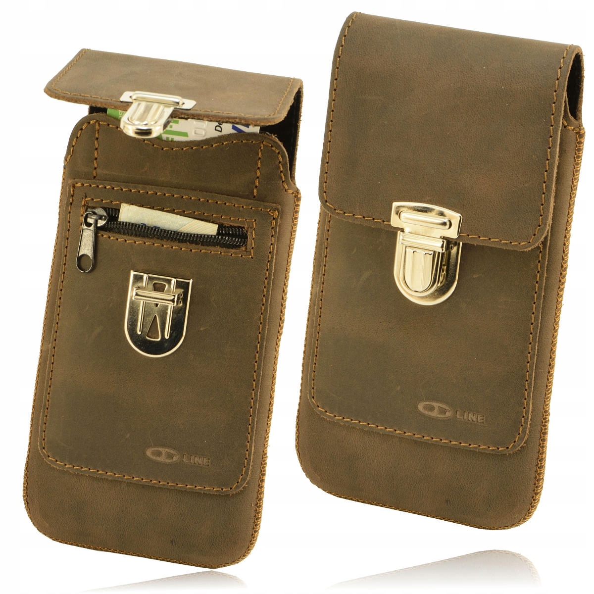 Kabura skórzana Nokia 7.1 futerał Orline