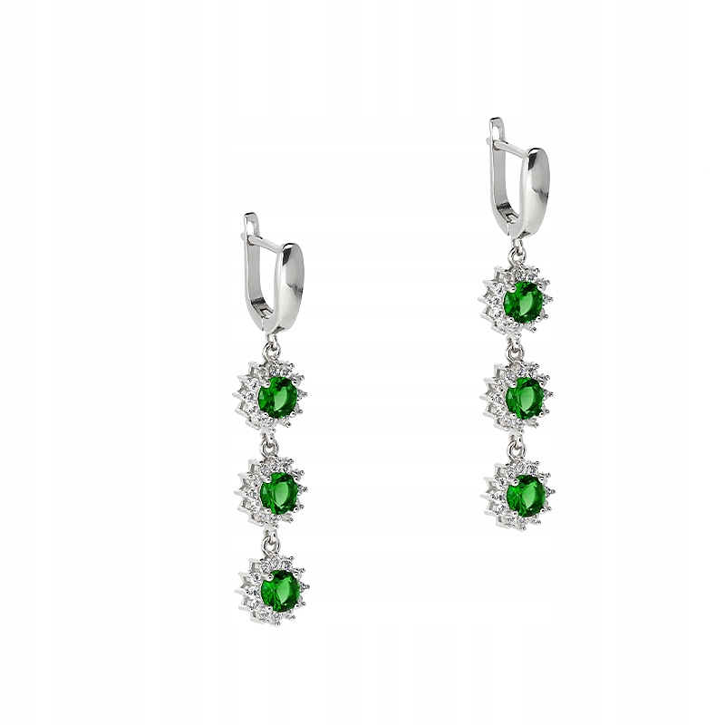 Stříbrné náušnice se zirkonem Ag 925 KOL0490921