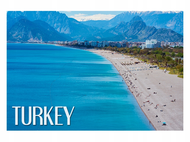 

Turcja Antalya Plaża Magnes na lodówkę