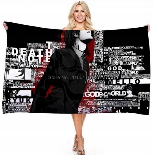 RĘCZNIK PLAŻOWY Z ANIME Death Note 70x140cm