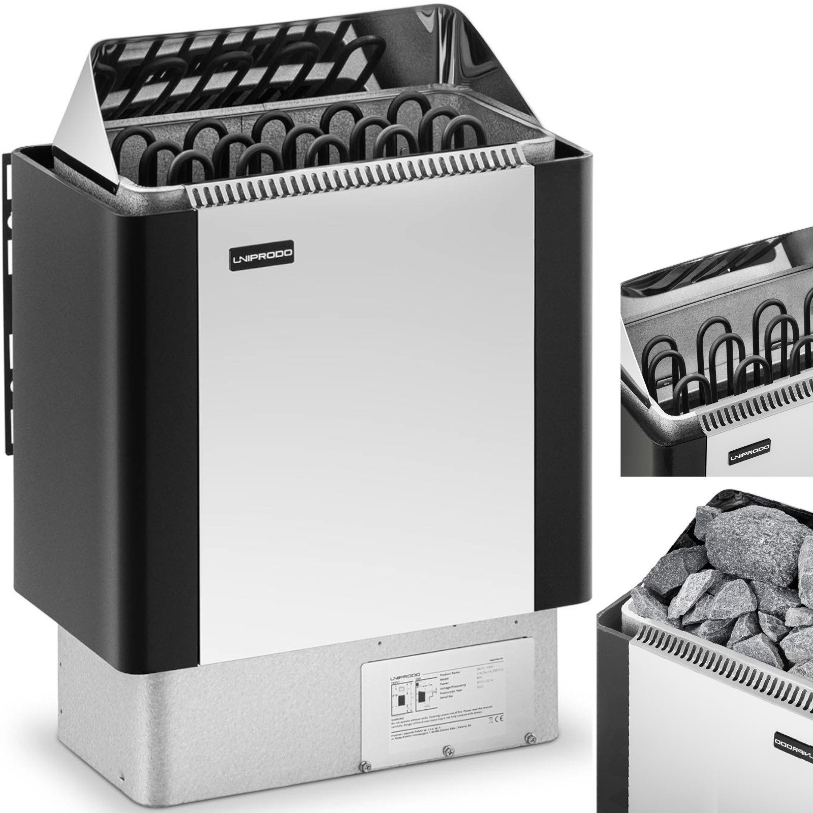 Elektrický Saunový Pec 8 Kw S Ohrievačom Pre Fínsku Suchú Saunu 8-12 M3