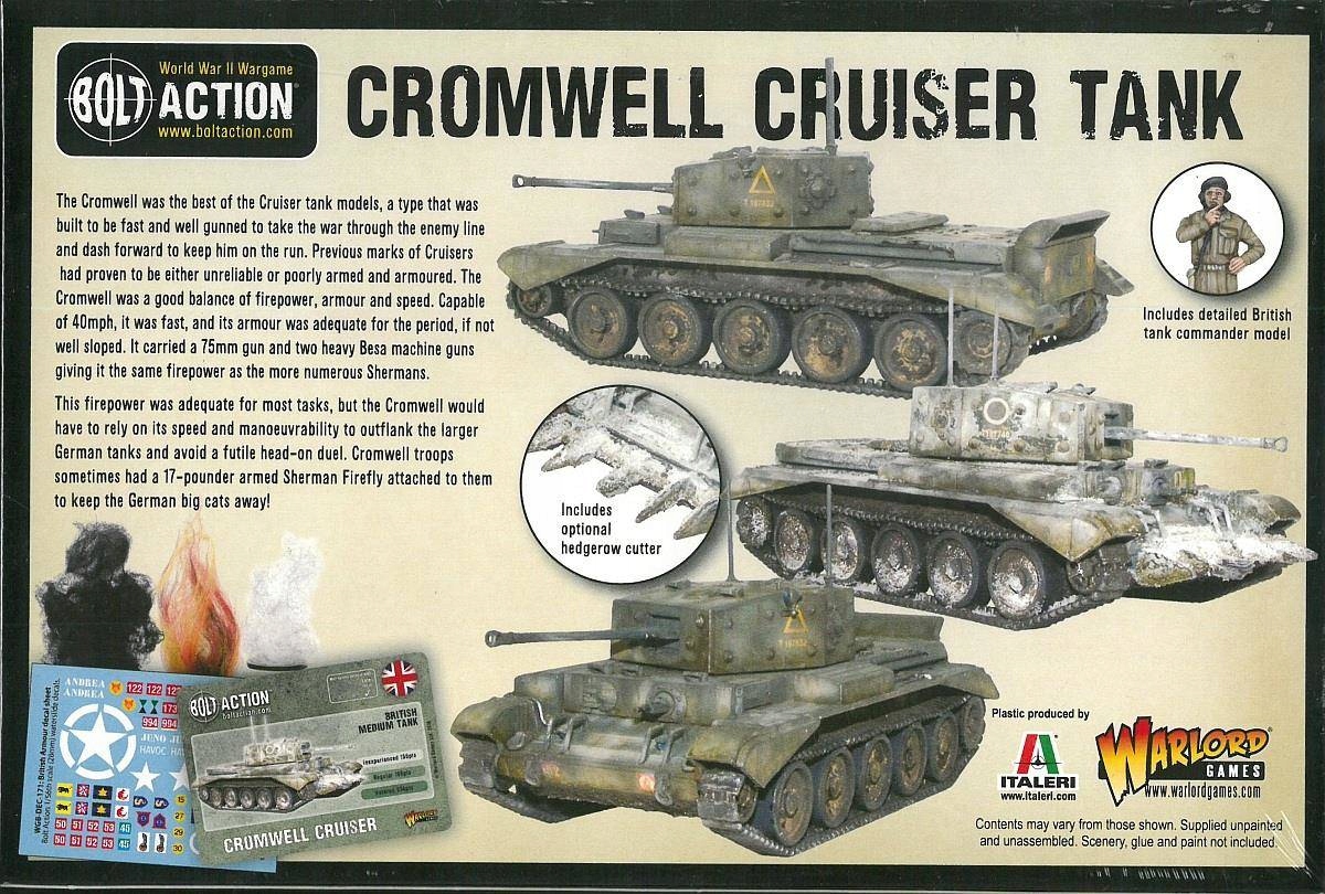 Bolt Action Cromwell Cruiser Tank System Bolt Action
