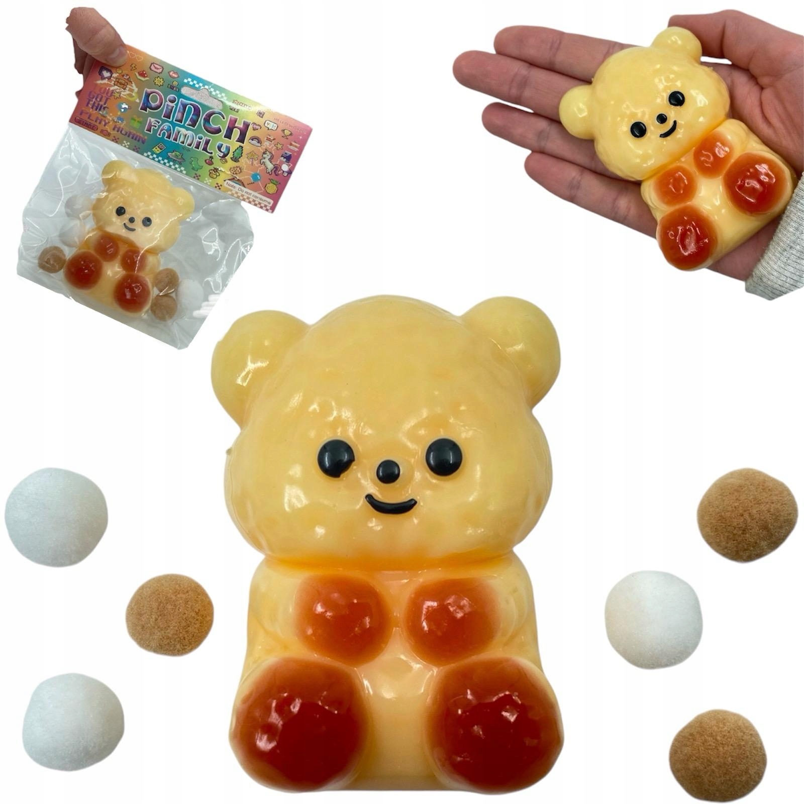 Mochi Squishy ANTYSTRESOWY SENSORYCZNY ADHD Zabawka Fidget Mochi Squishy ANTYSTRESOWY SENSORYCZNY ADHD Zabawka Fidget