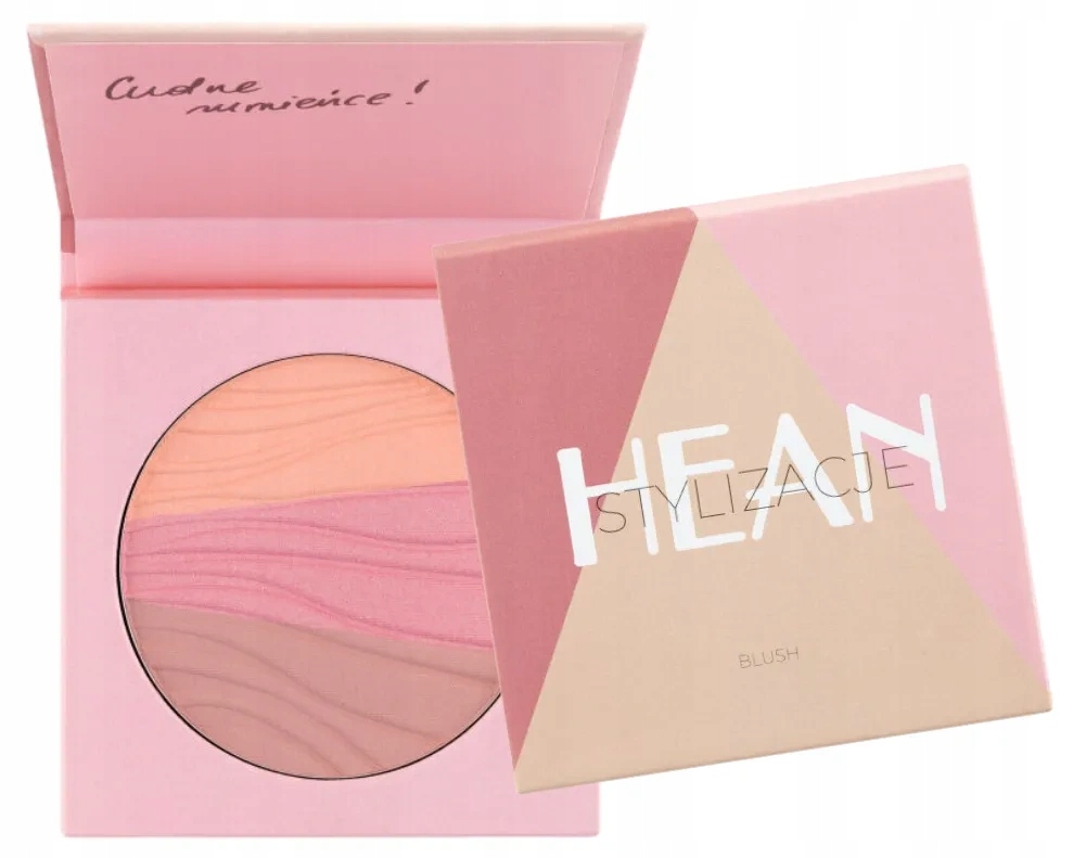 HEAN X STYLIZACJE Róż do policzków TRIO prasowany mix odcieni 8 g Odcień mix odcieni