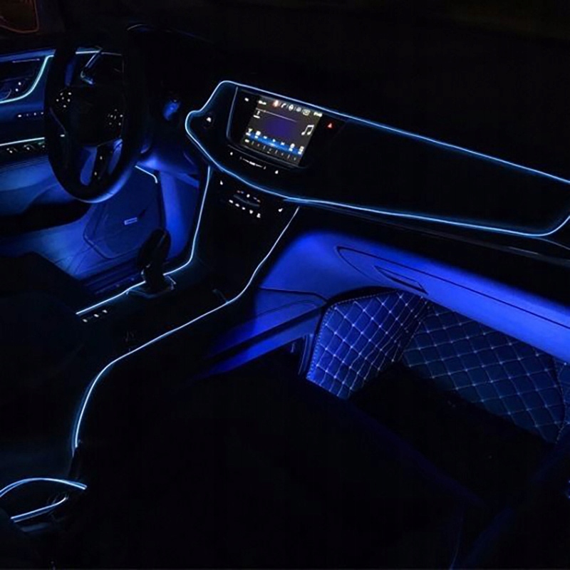 6M волоконно-оптичний провід LED RGB ambient дистанційне керування app auto