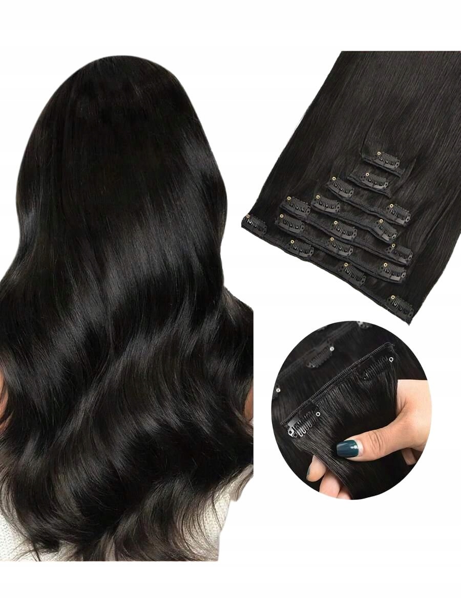 Shein připínací přírodní vlasy S07 evg