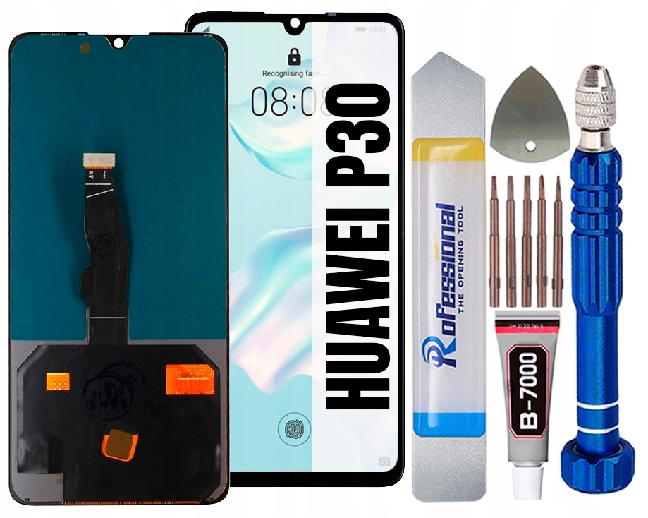Huawei P30 ELE-L09 ELE-L29 Oled LCD displej Obrazovka