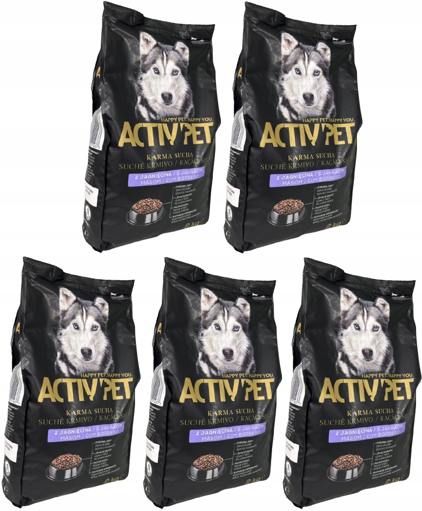 Activ Pet sucha karma dla psa Jagnięcina 10 kg