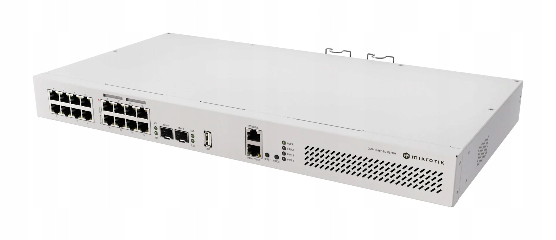 Mikrotik CRS418-8P-8G-2S+RM Cloudový router/switch L2/L3 Gigabit Ethernet