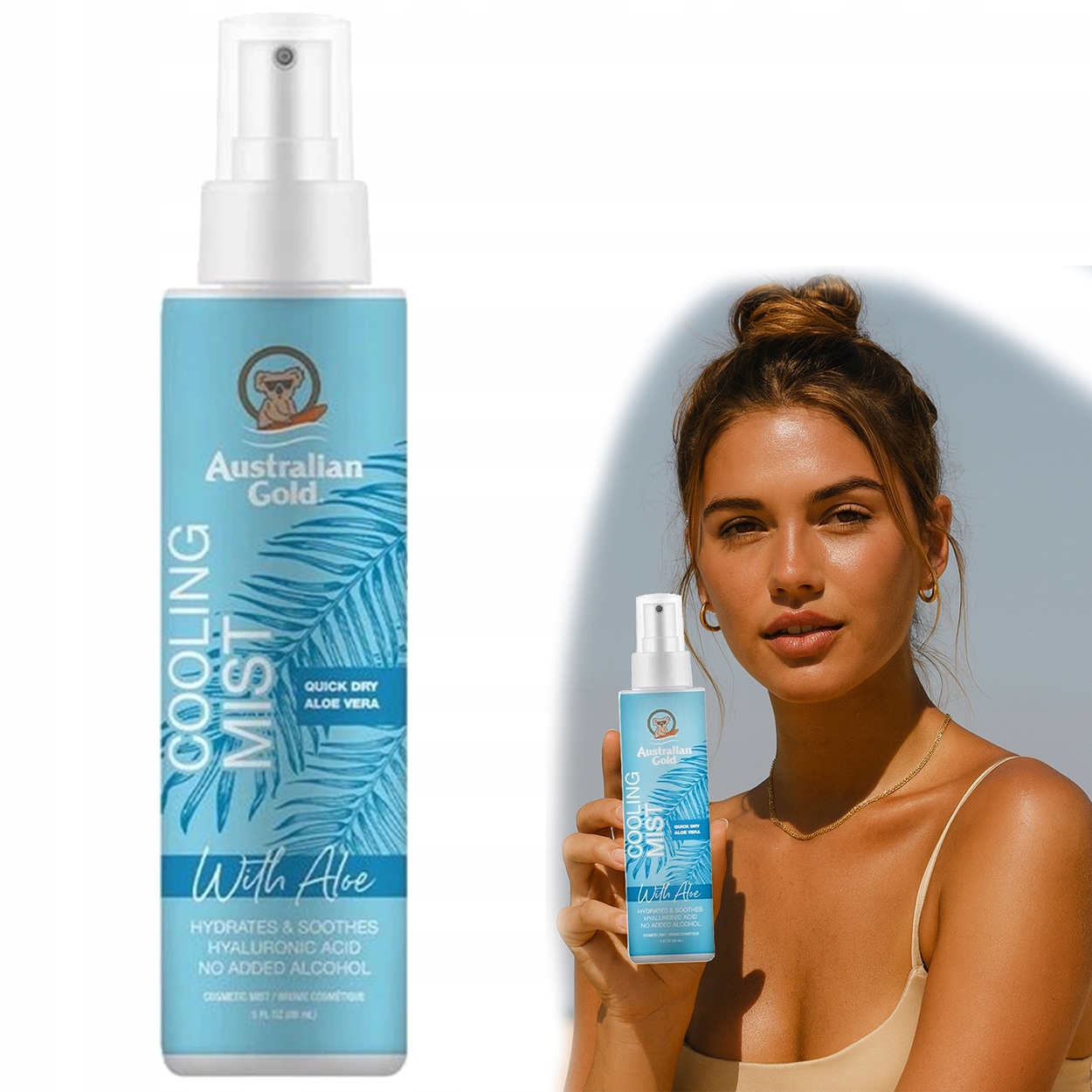 Hydratační chladící mlha na opalování Australian Gold Cooling Mist 147