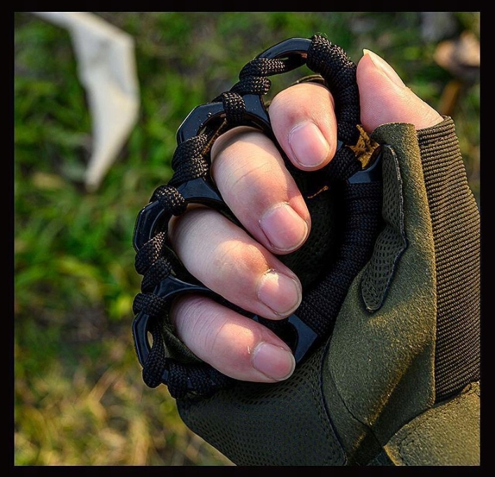 PIERŚCIEŃ OCHRONNY STAL KASTETY STEEL RING Płeć uniseks