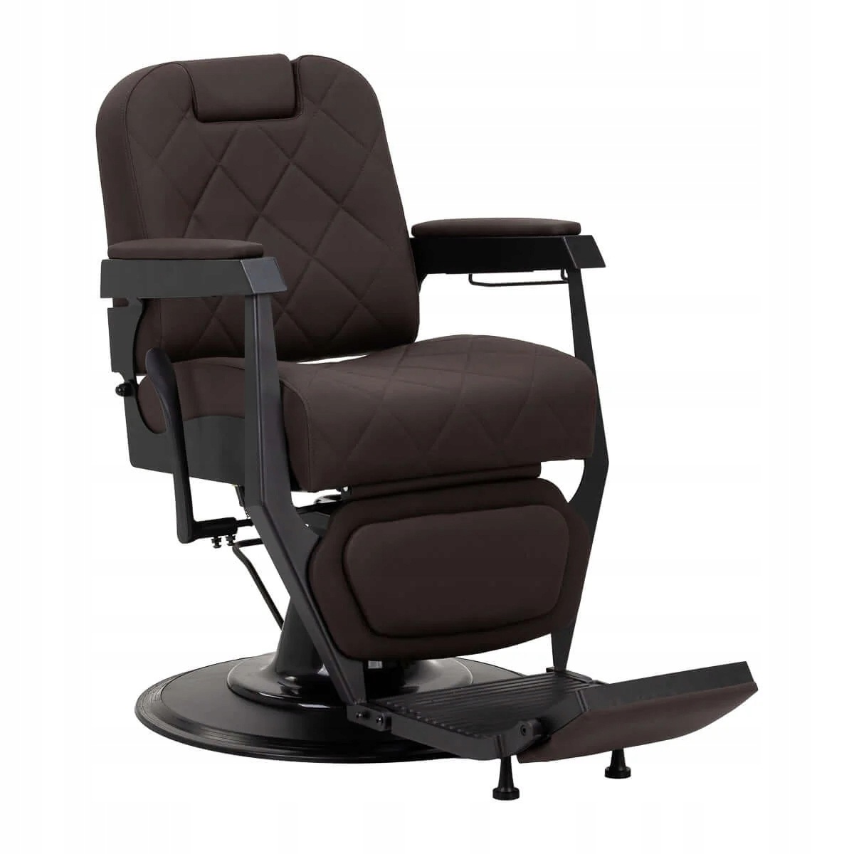 Barberské Kadeřnické Křeslo Do Barbershopu Gabbiano Bruno Odklápěcí, Hnědé