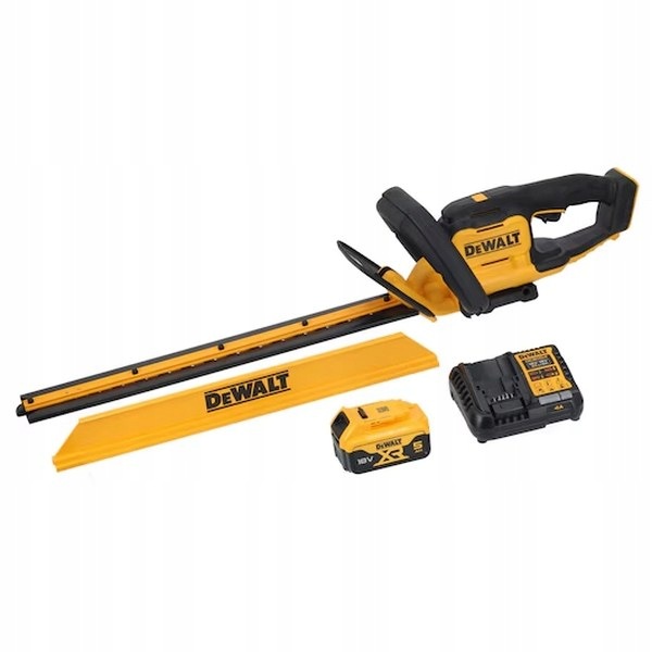 Nůžky Na Živý Plot 18 V, 55 CM, Sada 1X Akumulátor Dewalt DCMHT564P1-QW