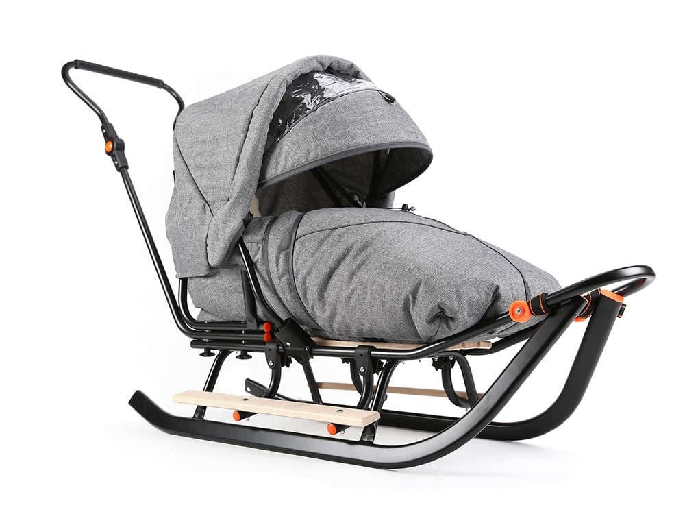 Sanki dziecięce bezpieczne oparcie All-seasons budka pchacz Led 505x
