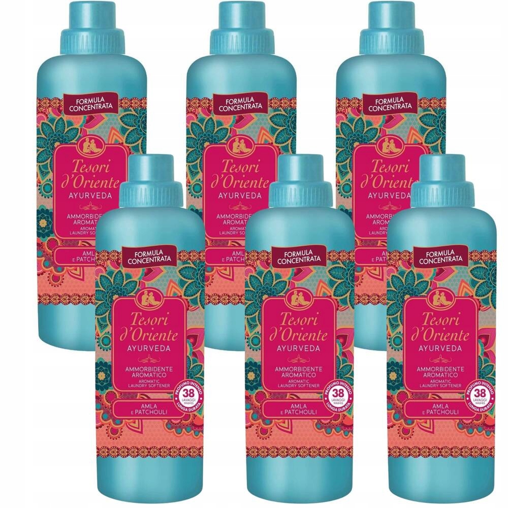 6X Tekutina Tesori D'Oriente Ayurveda 4,5L 228 Oplachování z Itálie Koncentrát It