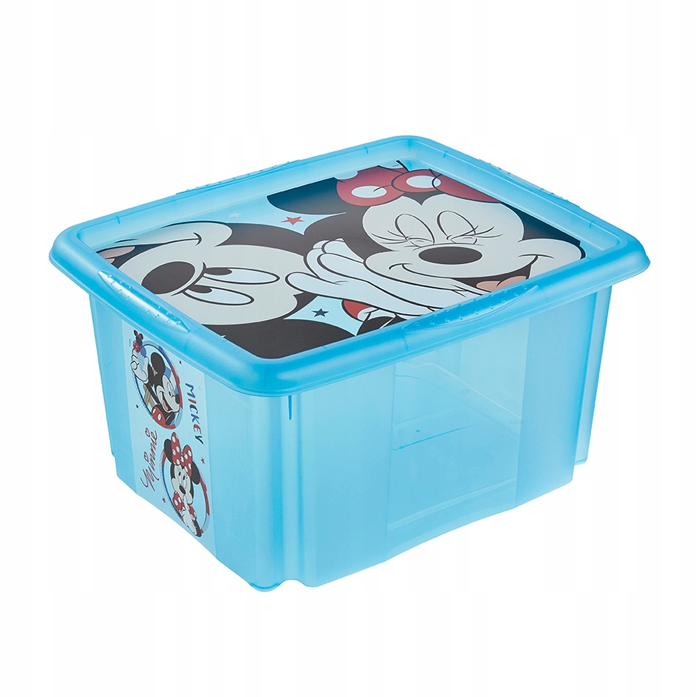 

Pojemnik Pokrywą 24l pudełko na zabawki Mickey