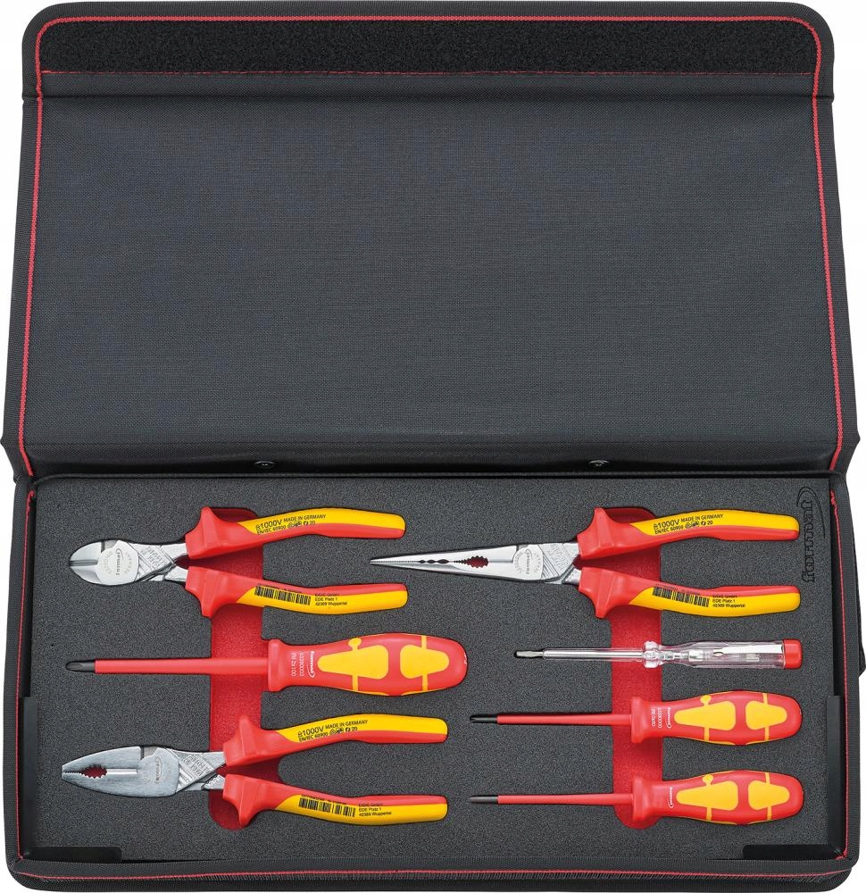 Sada kleští Mig Šroubovák Vde, 7 dílů v aktovce Format