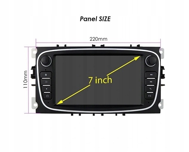 FORD MONDEO MK4 2007-14 RADIO ANDROID 6GB 128G SIM Kod producenta 37a10e3deWuJP6936700