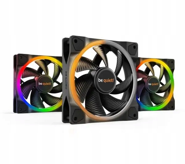 Wentylator do komputera be quiet! Light Wings Pwm 120mm 3 sztuki Czarny