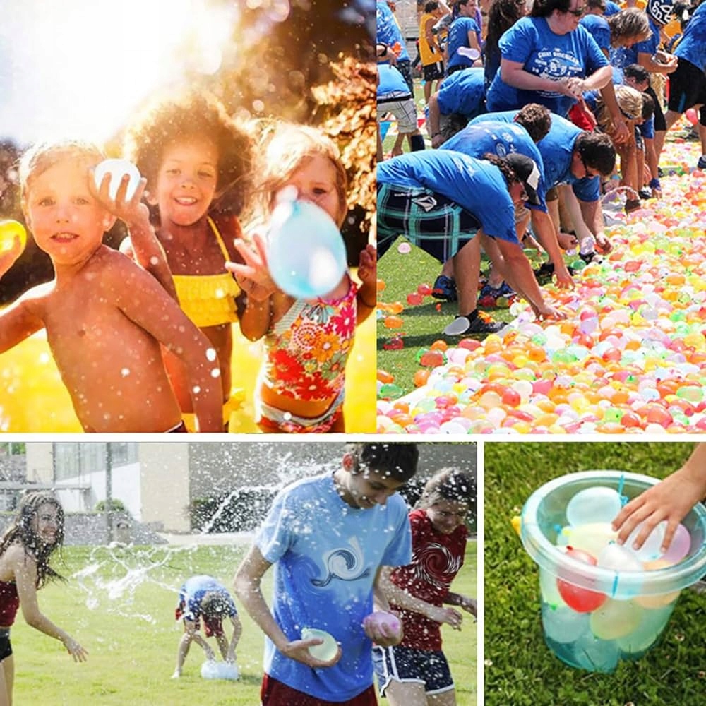DWIE WYRZUTNIE BALONY WODNE BUNCHO BALLOONS 130 BALONÓW ZABAWA WODA LATO Marka ZURU