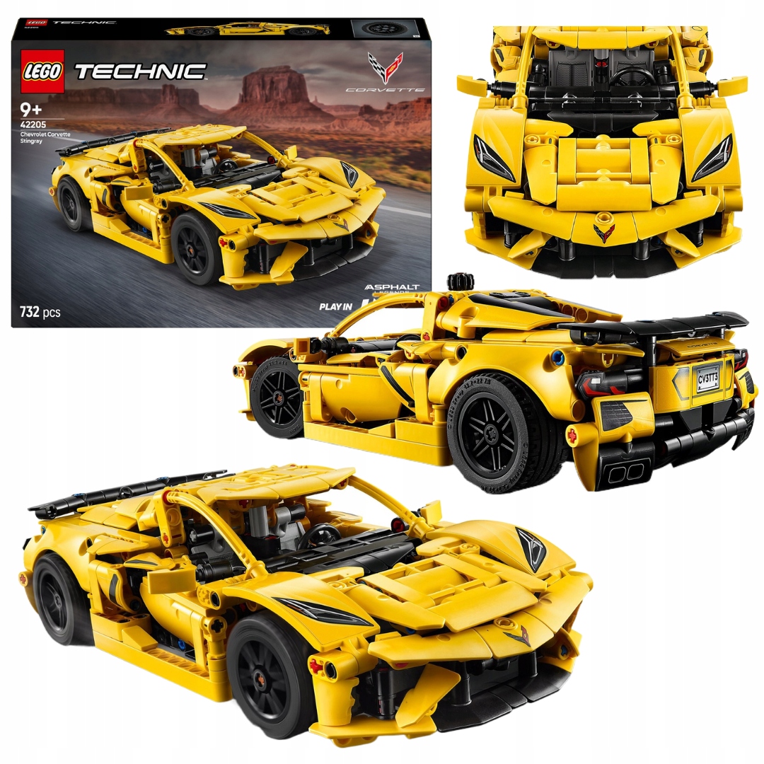 Lego Technic 42205 Chevrolet Corvette Stingray Sportovní vůz