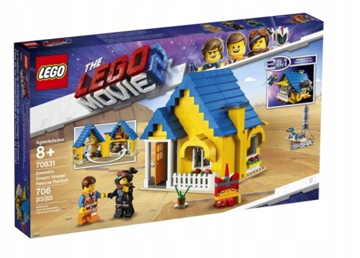 Dødelig Foran dig Anoi LEGO MOVIE 2 Przygoda 70831 DOM EMMETA Domek 9145873218 - Allegro.pl