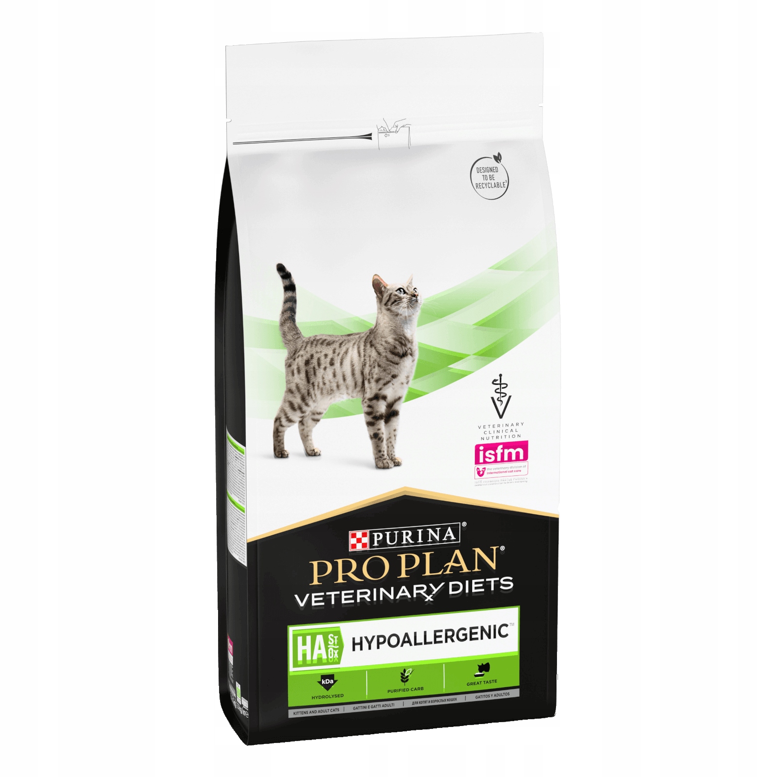 Levně Suché krmivo pro kočky s alergií, hypoalergenní, Purina Pro Plan Ha 3,5 kg