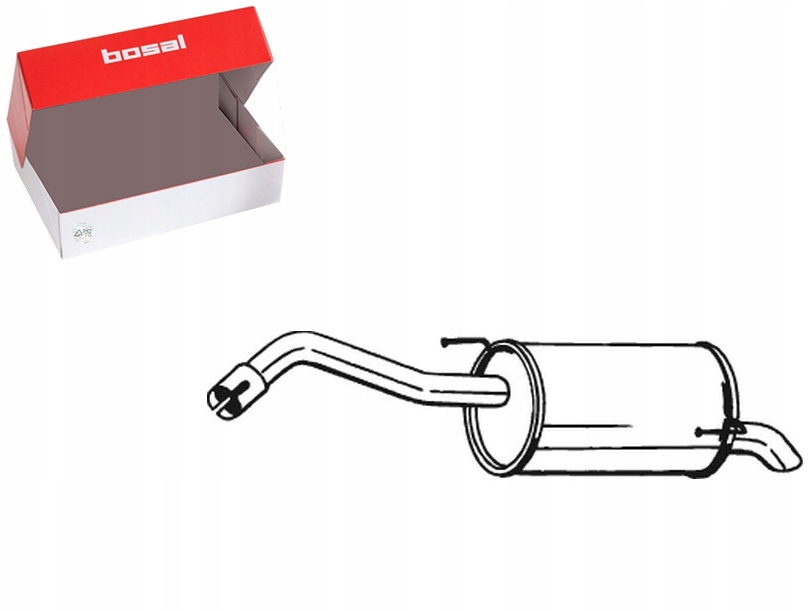 Tlmič Výfukového Systému Zadná Časť Nissan Note 1.6 03.06- Asistent Kolízia #34