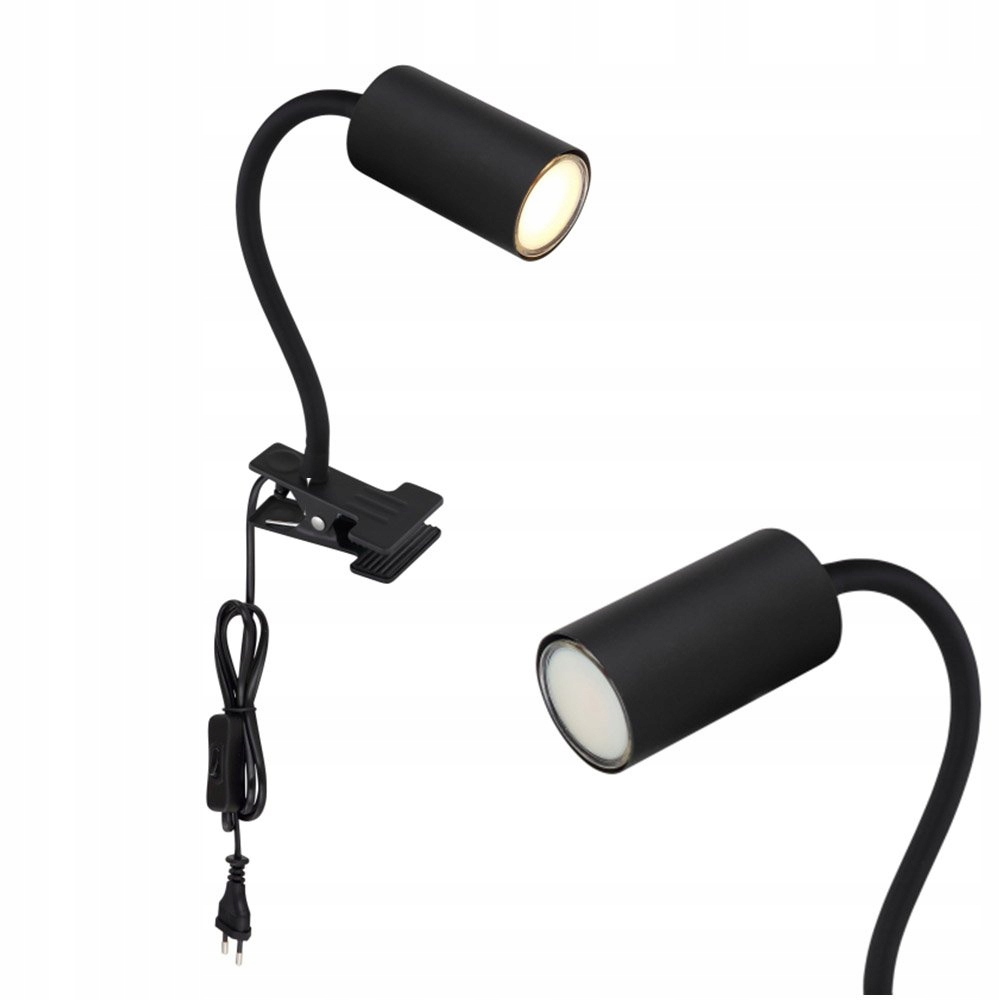 Stolní svítidlo Klips Černá GU10 IP20 Moderní Robby Globo Lighting