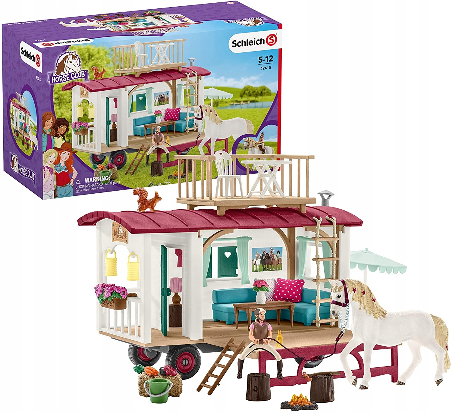 

Schleich 42415 Przyczepa do Tajnych Spotkań