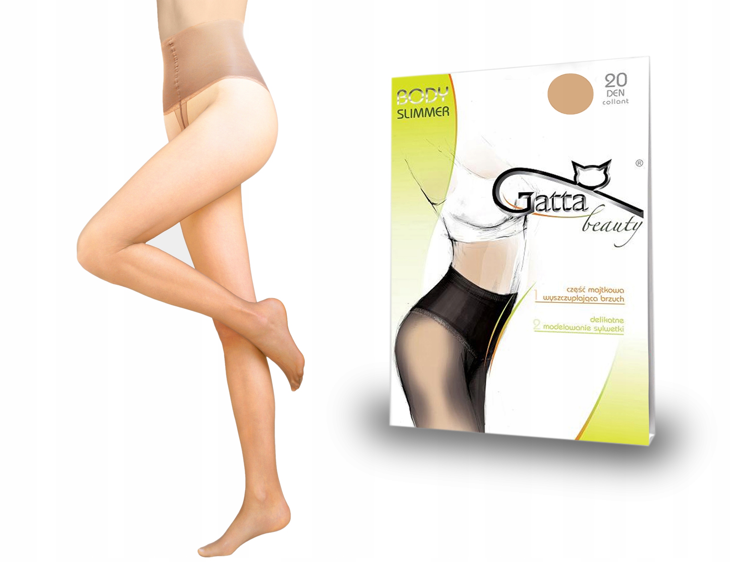 

Gatta rajstopy wyszczuplające Slimmer, visone, 3-M