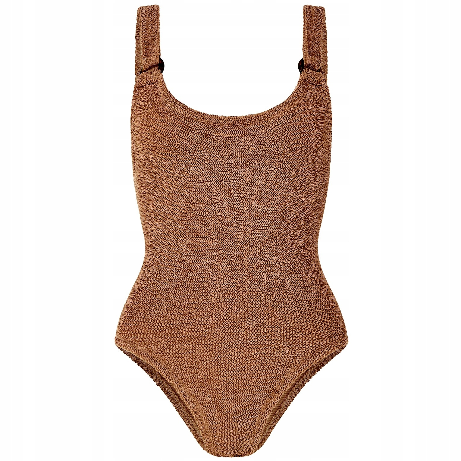 Plavky Domino metallic cocoa One size Hnědá Hunza G