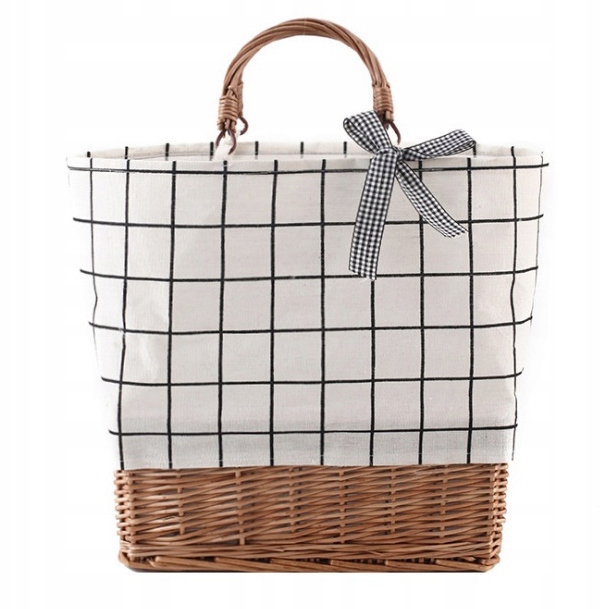 

Torebka Koszyk Na Ramię Słomiana Boho