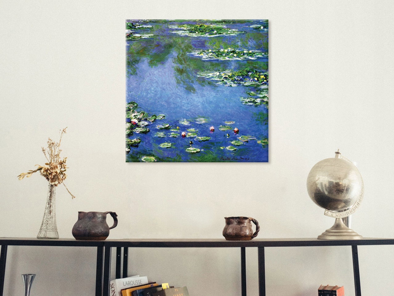Re Claude Monet Lilie Wodne 80x80 obraz płótno Lue Marka inna